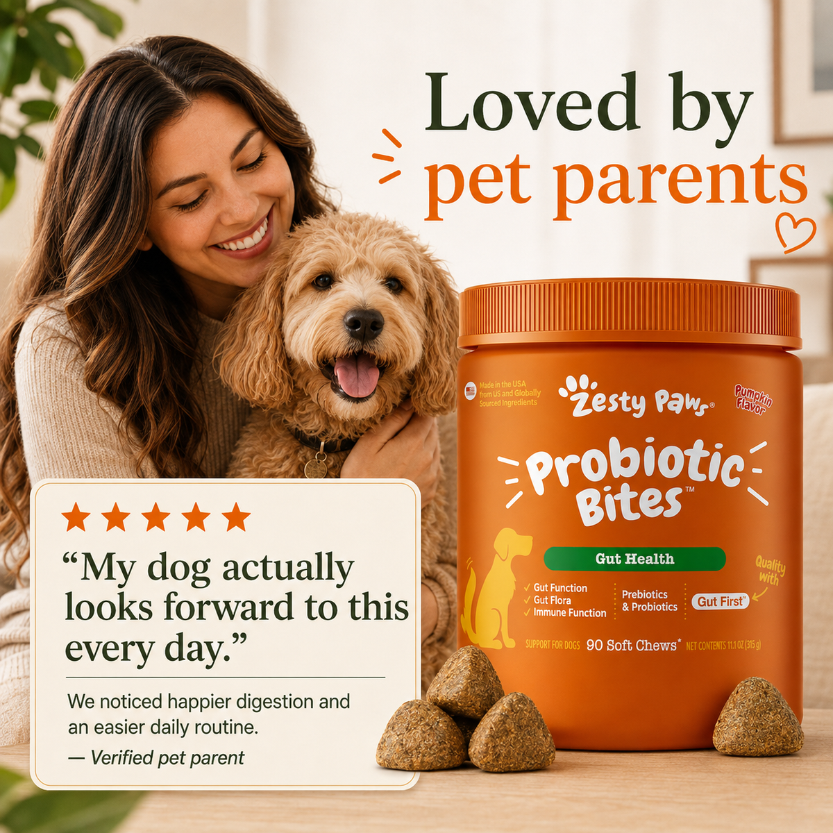 Zesty Paw Probiotic Chews